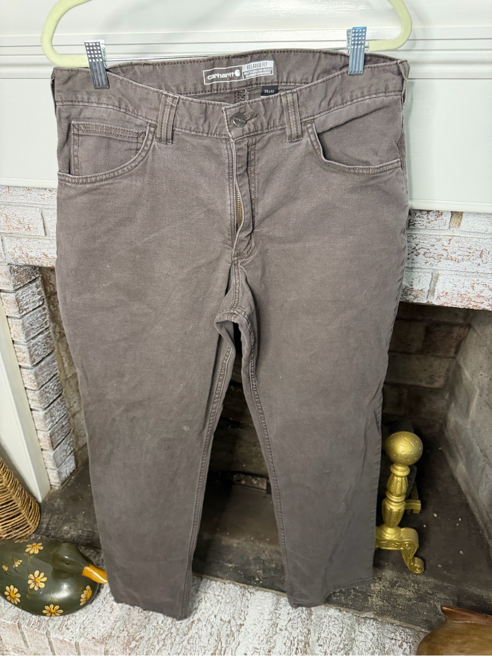 Carhartt Men's Rugged Flex Relaxed Fit Canvas 5 Pocket Work Pant